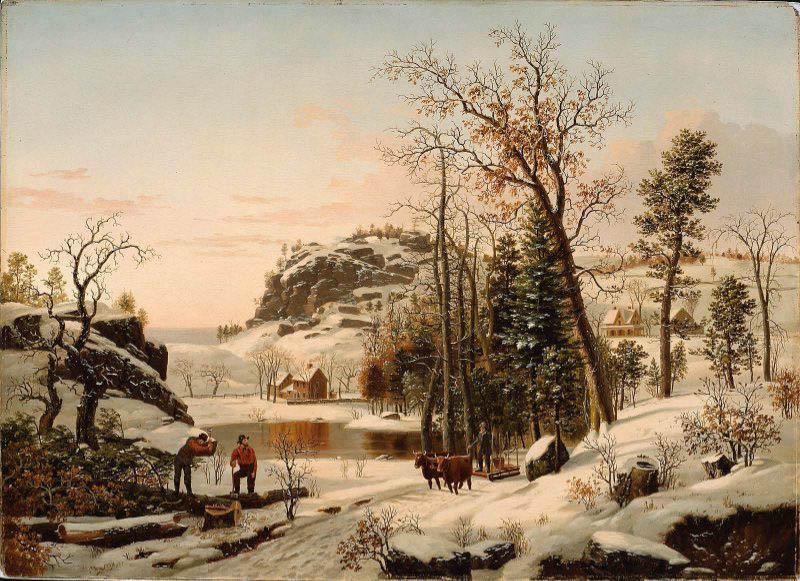 Samuel Lancaster Gerry New England Early Winter oil painting image